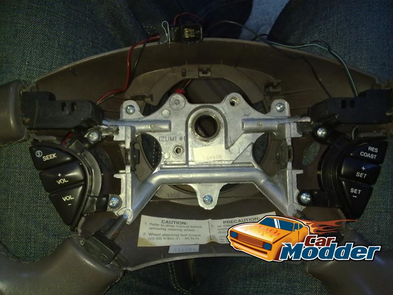 AU Radio Buttons Wiring in EF Steering Wheel