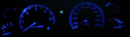 EF Police Series Instrument Cluster On