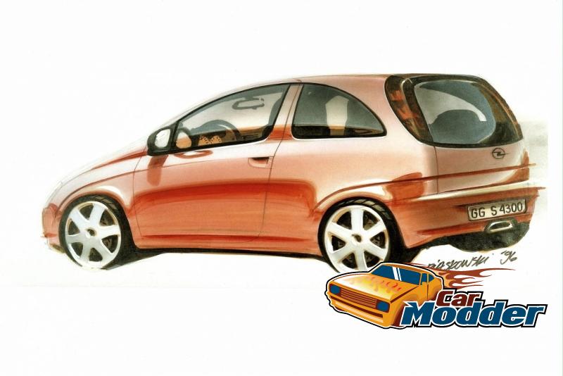 Opel Cors Design Sketches