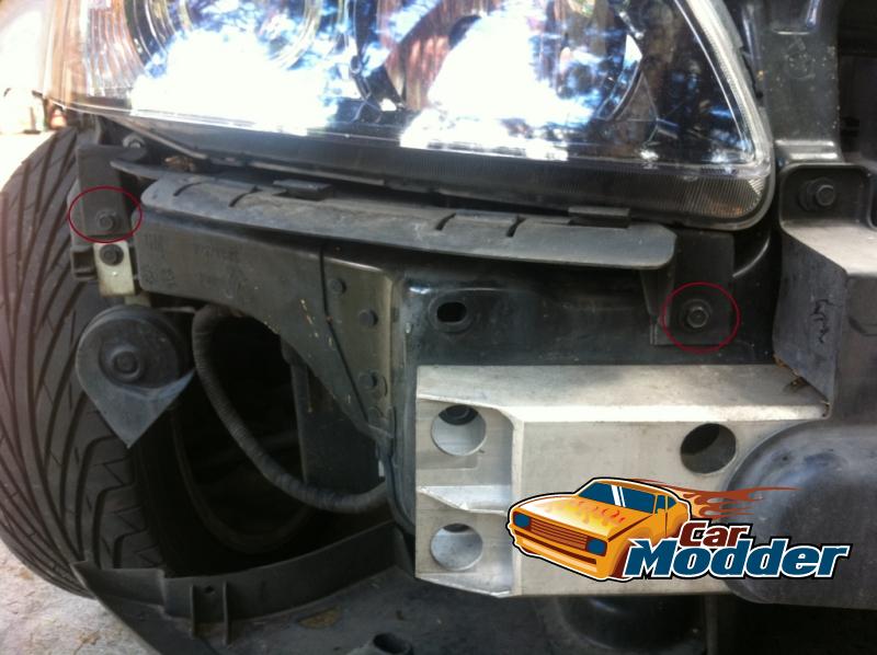 Headlight Bumper Clip Removal