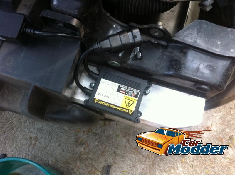 HID Inverter, Mounted to the Vehicle