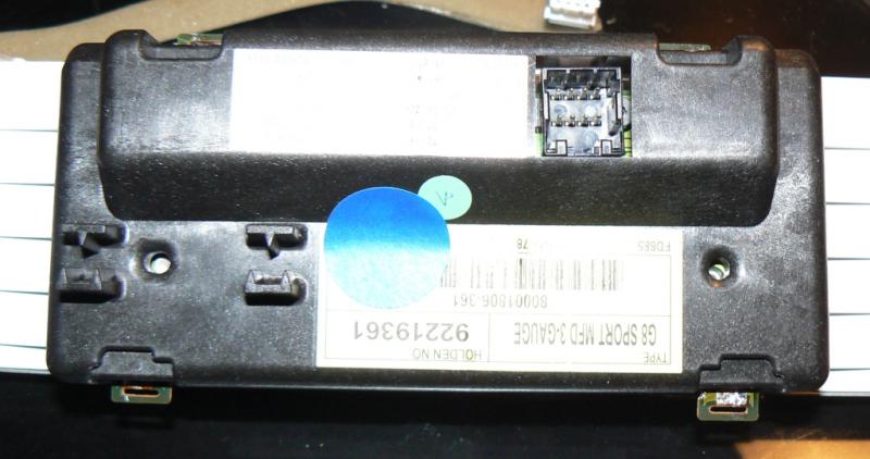 SSV 3 Guage Disassembly