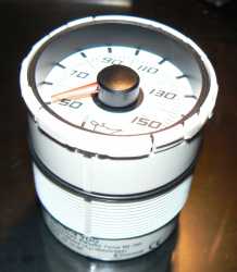 52mm VDO Gauge Glass Lens Removed