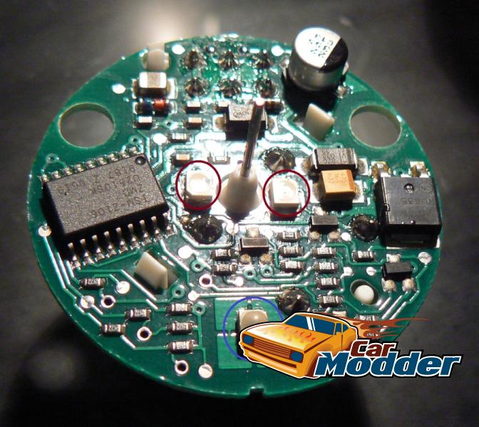 HSV Triple Gauges with white LED Illumination