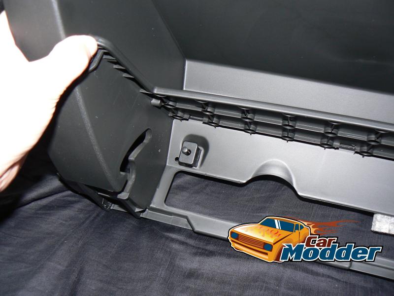 Fitting the Glovebox Lamp Switch
