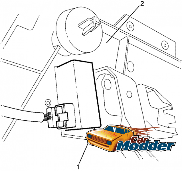 Rear Door Window Switch Electrical Connector