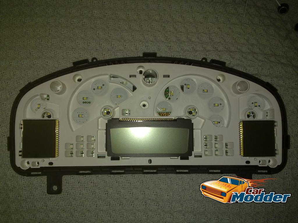Holden VY Instrument Cluster with the dial facia removed
