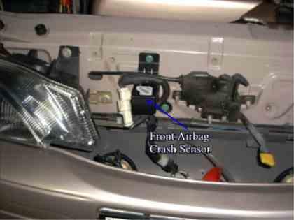 The front Mounted Airbag crash sensor