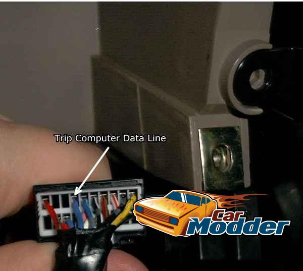 The Data Line that you will need to add to the Right Hand Side Instrument Cluster Connector