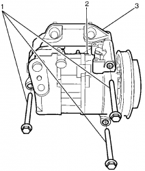 Aircon Compressor Mounting Bolts