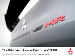 Mitsubishi Lancer EVO VIII - MR