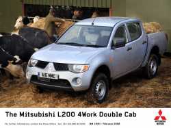 2010 Mitsubishi L200 4Work