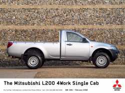 2010 Mitsubishi L200 4Work