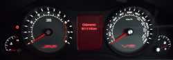 The Commodore SS V Instrument Cluster Illuminated