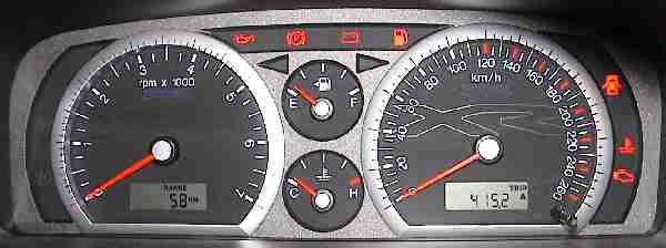 Ford BA XR6 and XR8 Instrument Cluster Off