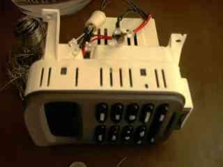 Ford EF Climate control module with LED's Soldered on to the Light Bulb Holders