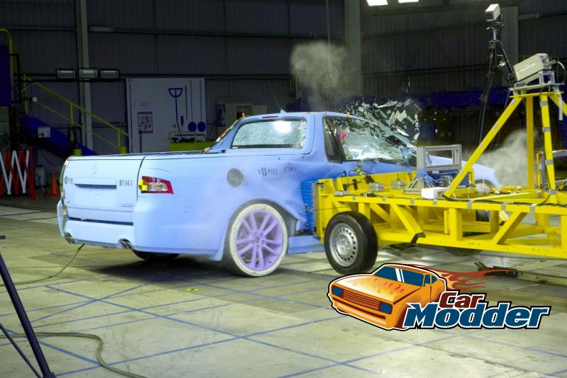 VE Comodore Ute Crash Testing