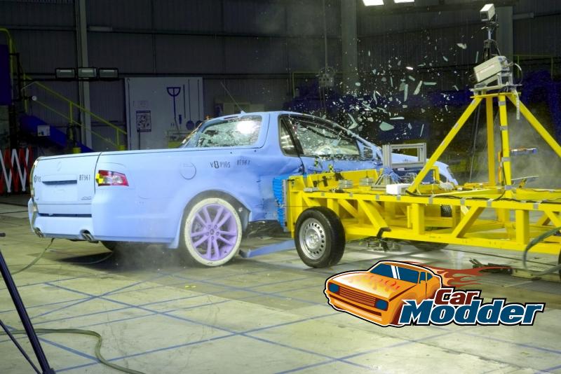 VE Comodore Ute Crash Testing