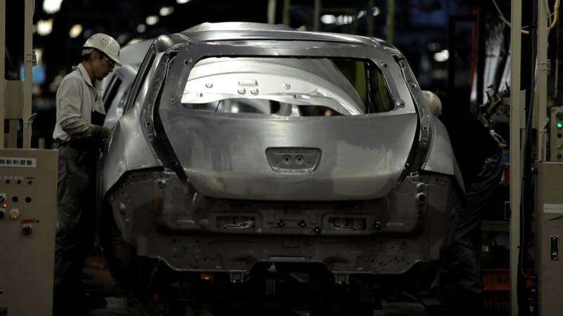 Nissan Leaf Production Line Assembly