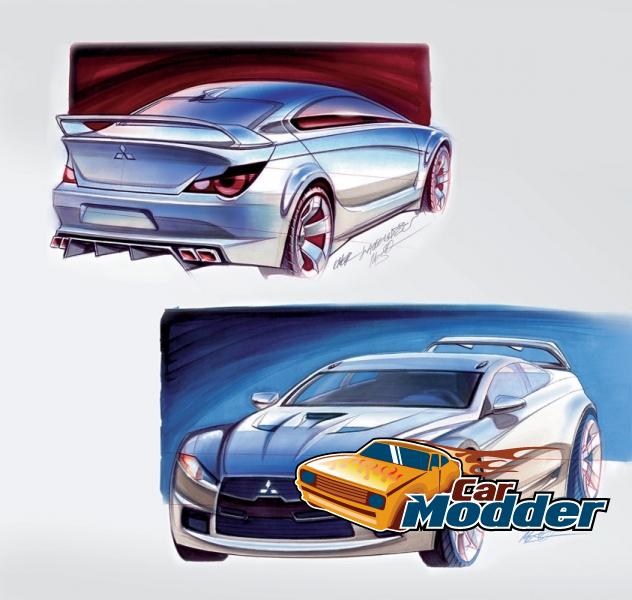 Mitsubishi Lancer EVO X Concept Exterior