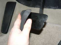 Brake Rubber Removal