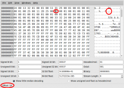 Hex File Offset Location GHex Linux