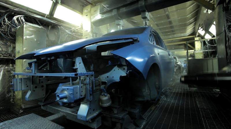 Nissan Leaf Production Line Assembly