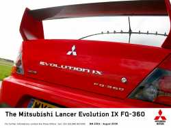 Mitsubishi Lancer EVO IX - FQ360