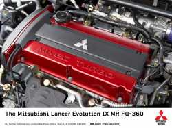 Mitsubishi Lancer EVO IX - MR FQ360