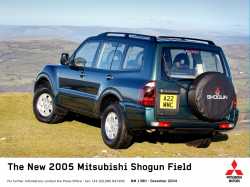 2005 Mitsubishi Pajero / Shogun / Montero Field