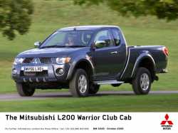 2010 Mitsubishi L200 Warrior Club Cab