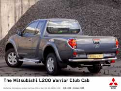 2010 Mitsubishi L200 Warrior Club Cab