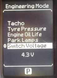 Engineering Mode Switch Voltage