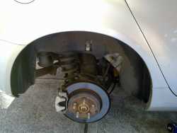 Rear Wheel Off, VE Commodore