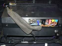 Nav unit glove box wiring harness fitted